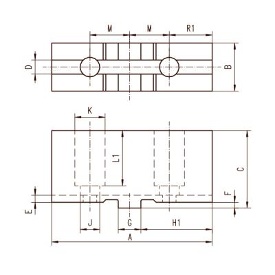 BISON Soft Top Jaws for 4-Jaw Scroll Chuck Ø400 mm type 36**/37**